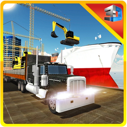 Heavy Machinery Transporter Ship – Transport crane iOS App
