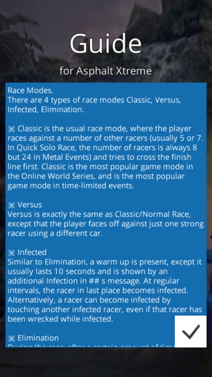 Guide for Asphalt Xtreme screenshot-3