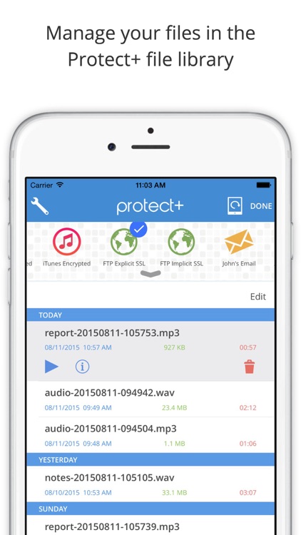 Protect+ Audio Recorder screenshot-3