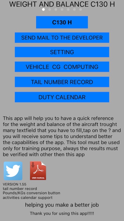 WEIGHT AND BALANCE C130H