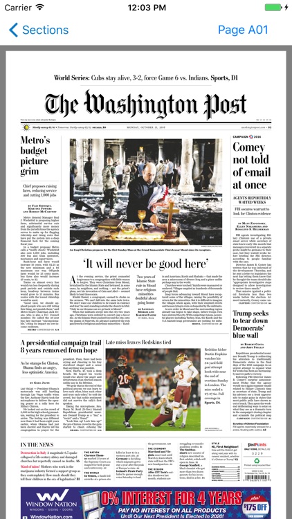 Washington Post Print Edition