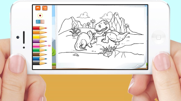 Dinosaurs Coloring Book Games For Kids screenshot-4