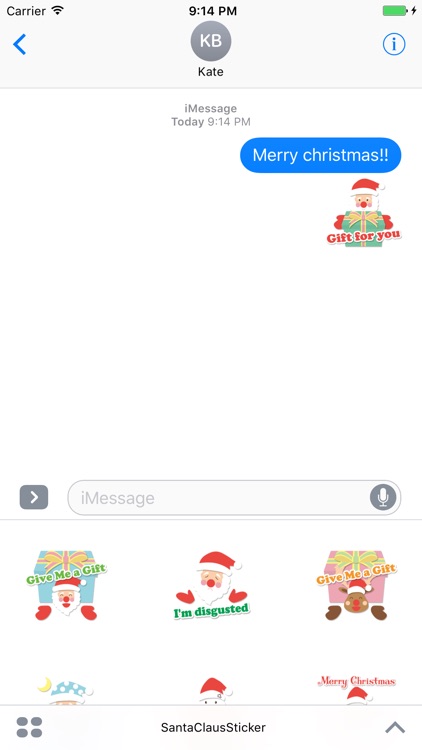 Santa Claus Animated Sticker