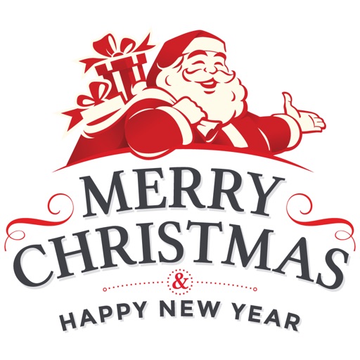 Merry Christmas - Happy New Year Label Stickers #1 icon