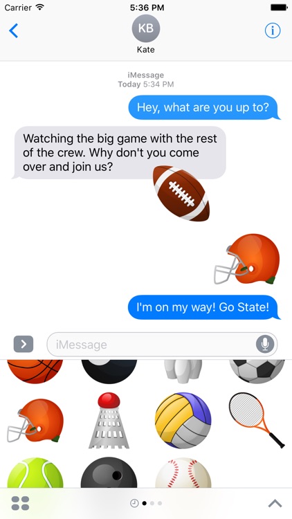 Sports Stickers for iMessage