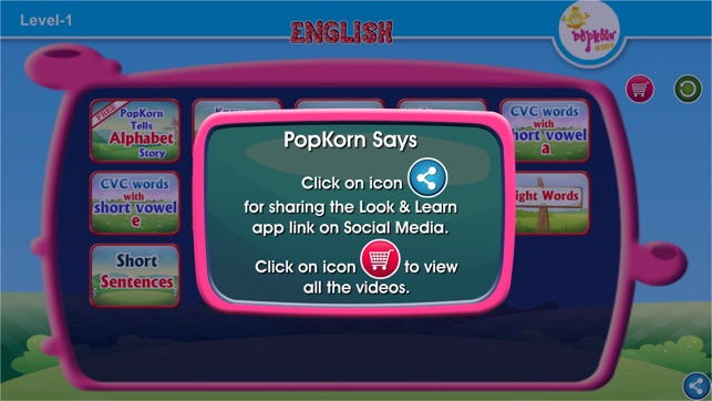 Look And Learn English with Popkorn : Level 1(圖3)-速報App