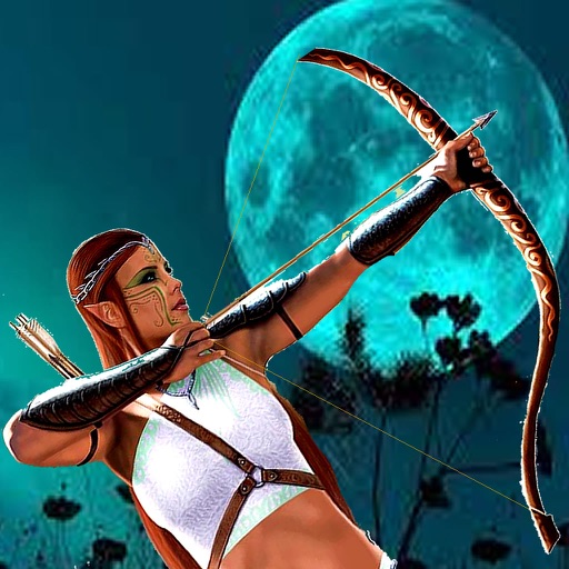 Archery Moon Girl:Amazing Tap Tournement iOS App