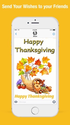 Thanksgiving Day Stickers for iMessage(圖3)-速報App