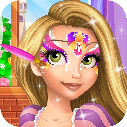 Princess painting - Princess Puzzle Dressup salon Baby Girls Games icon
