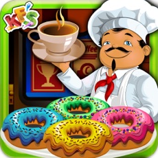 Activities of Coffee Donut Cooking - Dessert Maker game