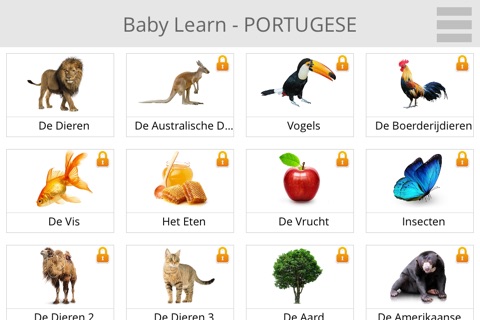 Baby Learn - PORTUGUESE screenshot 2