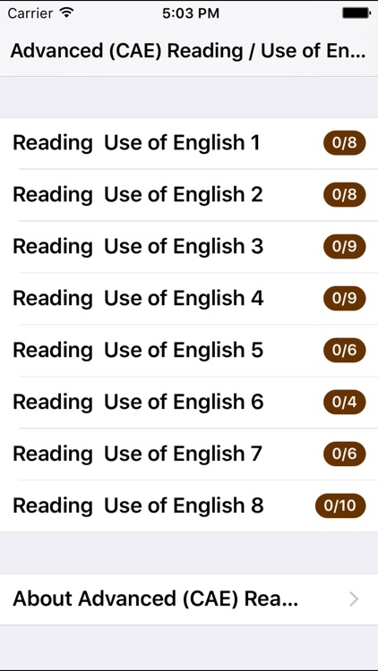 Advanced (CAE) Reading & Use of English