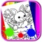 Peppa Bunny Rabbit The First Coloring Book Game