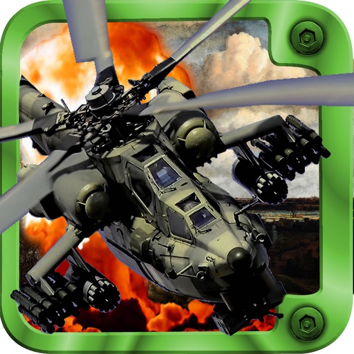 Assault Helicopter War Icon