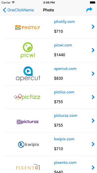 OneClickName - Premium Domain Namesのおすすめ画像2