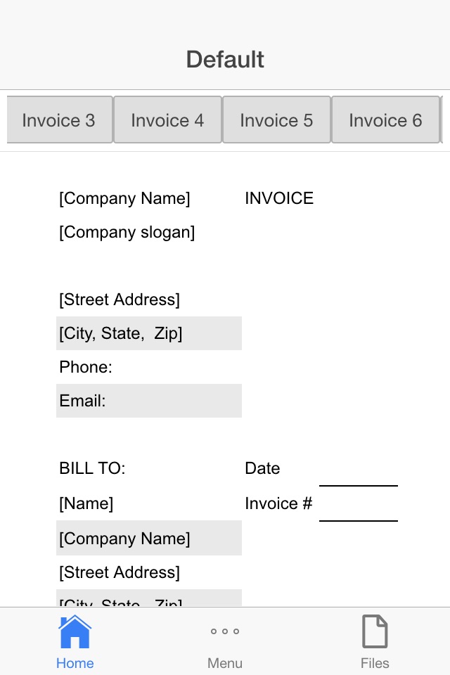 Business Invoices screenshot 2