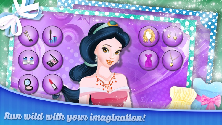 Cartoon Princess Beauty Salon