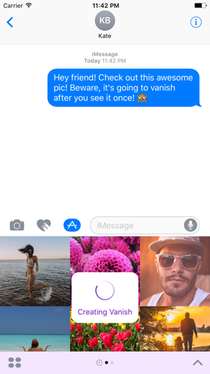 Vanish - Send Self-Destructing Photos in iMessage(圖1)-速報App