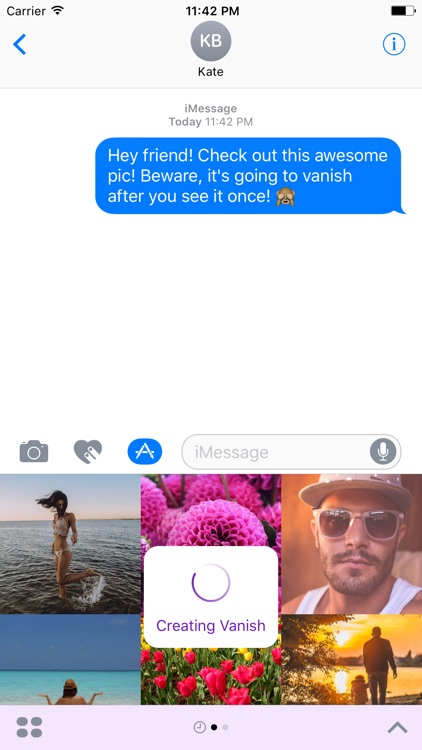 Vanish - Send Self-Destructing Photos in iMessage