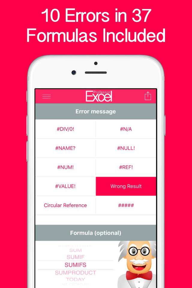Professor's Error Helper for Excel screenshot 4