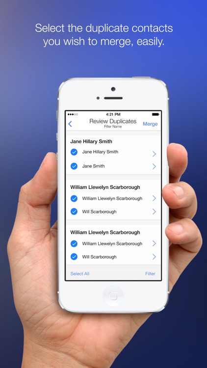 CleanUp Suite – Clean Up Address Book Duplicates screenshot-4