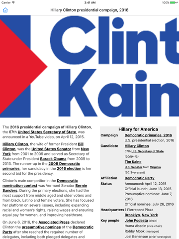CHI Encyclopedia of Hillary Clinton screenshot 3