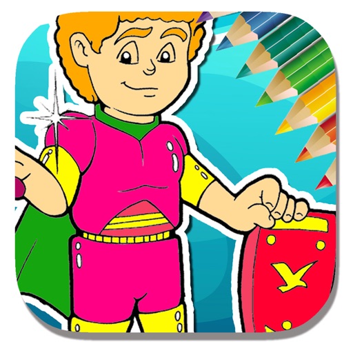 The Knight Coloring Page For Kids Free Game iOS App