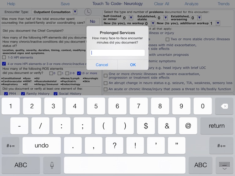Touch To Code- Neurology E&M Coder screenshot-4