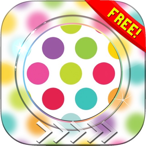 Blur Lock Screen Photo Maker Wallpaper - Polka Dot icon