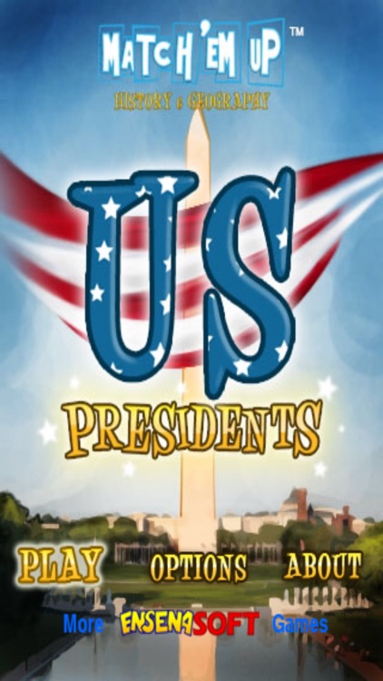 US Presidents (Match'Em Up™ History and Geography)