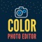 Color Photo Editing App apply up to 3 texture layers over your favorite pictures, set their opacity and share your final edited image to the world