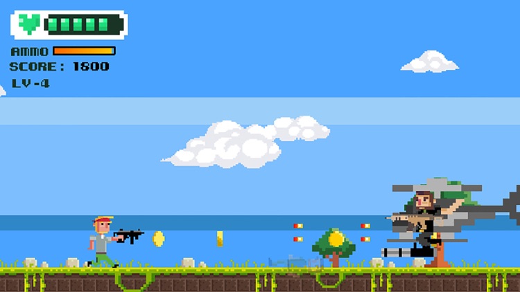 Pixel Man Shooting Adventure:Escape