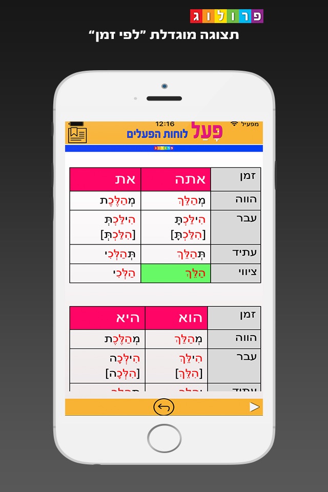 Hebrew Verbs & Conjugations | PROLOG (297) screenshot 4