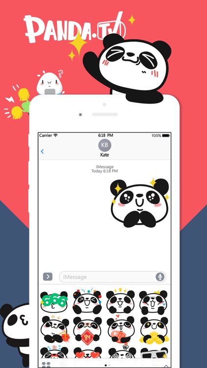 熊猫直播贴纸 screenshot-3