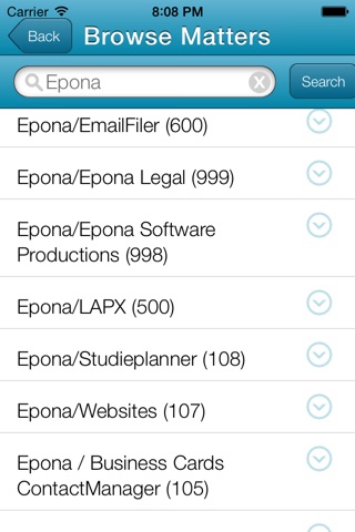 Epona DMSforLegal Mobile screenshot 3