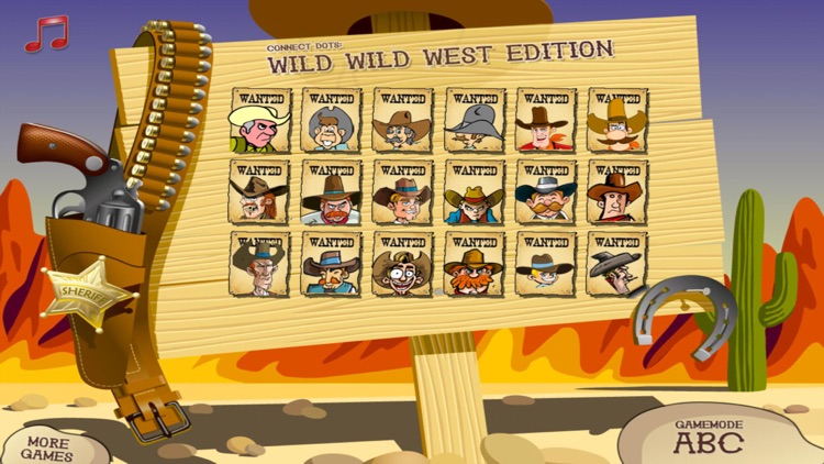 Wild West - Connect Dots for kids (Premium)