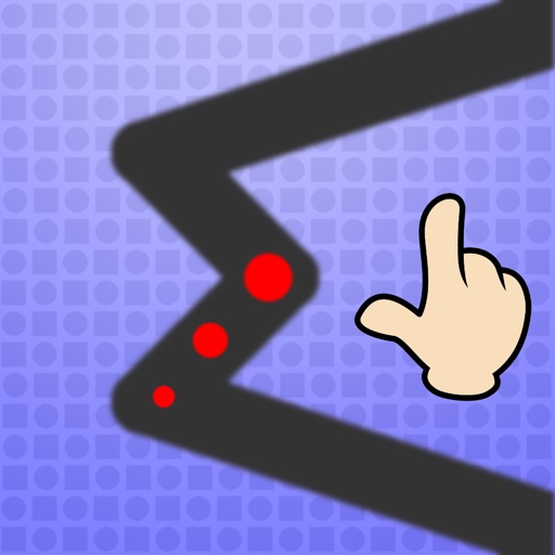 Tap and turn on the zigzag line iOS App