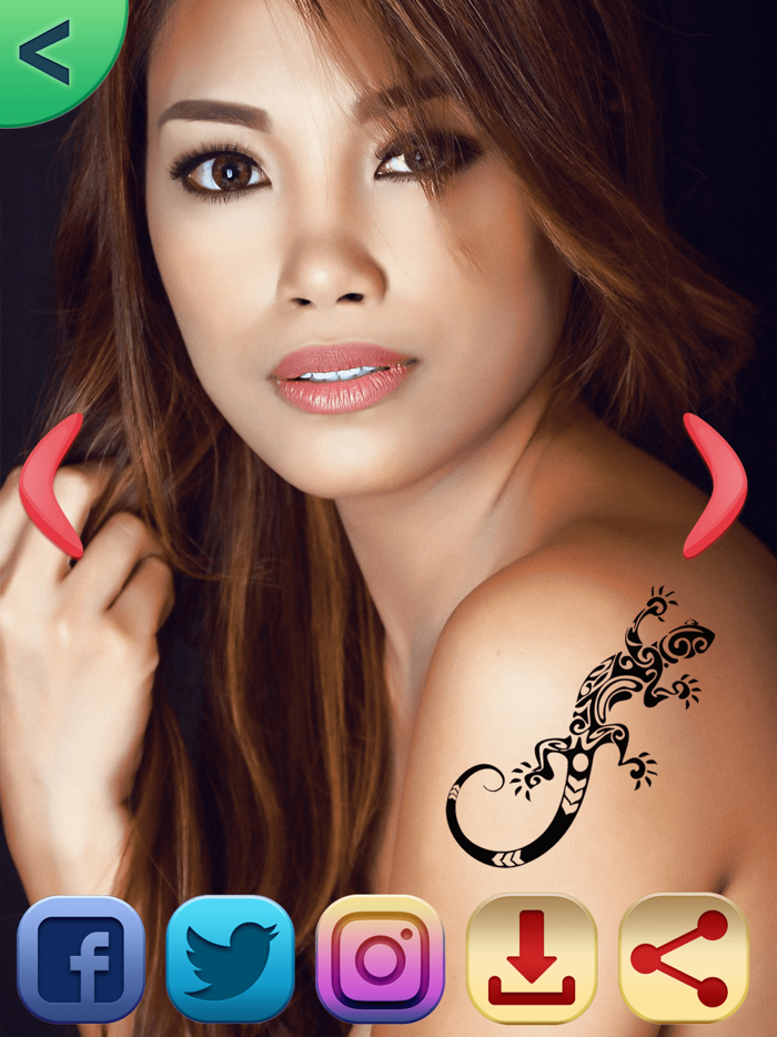 タトゥーは、フォトエディタをデザイン  - ベストボディーアートのアイデア