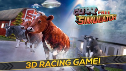 How to cancel & delete Cow Simulator Game: Free City Animal Running Games from iphone & ipad 1