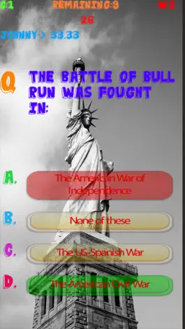 Game screenshot America History Knowledge test hack