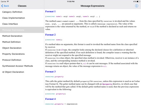 Objective C Reference HD screenshot 4