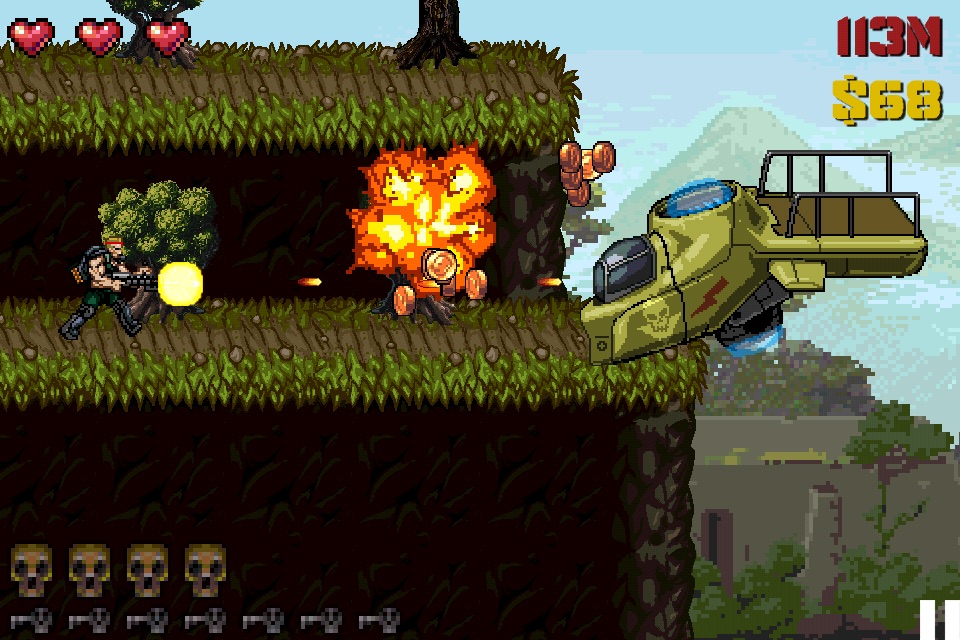 Gun Man HD Arcade game. Free screenshot 3