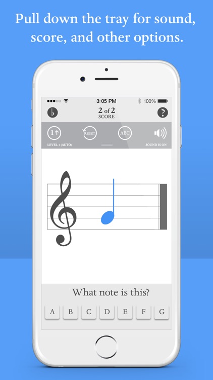 Blue Note: Learn to read music notes - Flash Cards screenshot-3