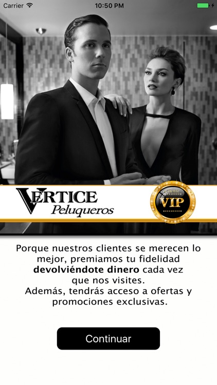 Vértice  Peluqueros – Club VIP