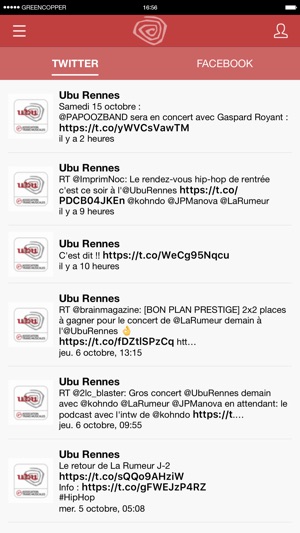 Application de l’Ubu Rennes – Club Concert(圖5)-速報App