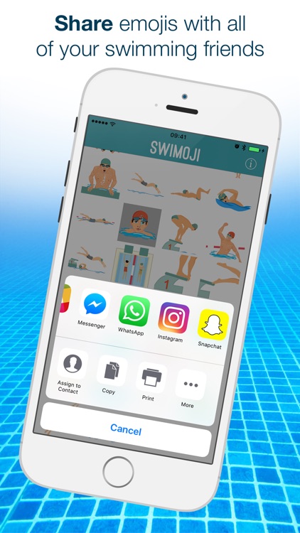 Swimoji: Swimming Emojis & Stickers for Swim Fans screenshot-3