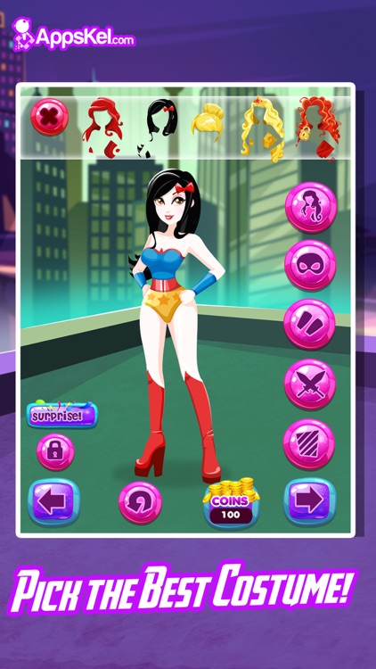 SuperHero Beauty Frenzy 2– Dress Up Games for Free