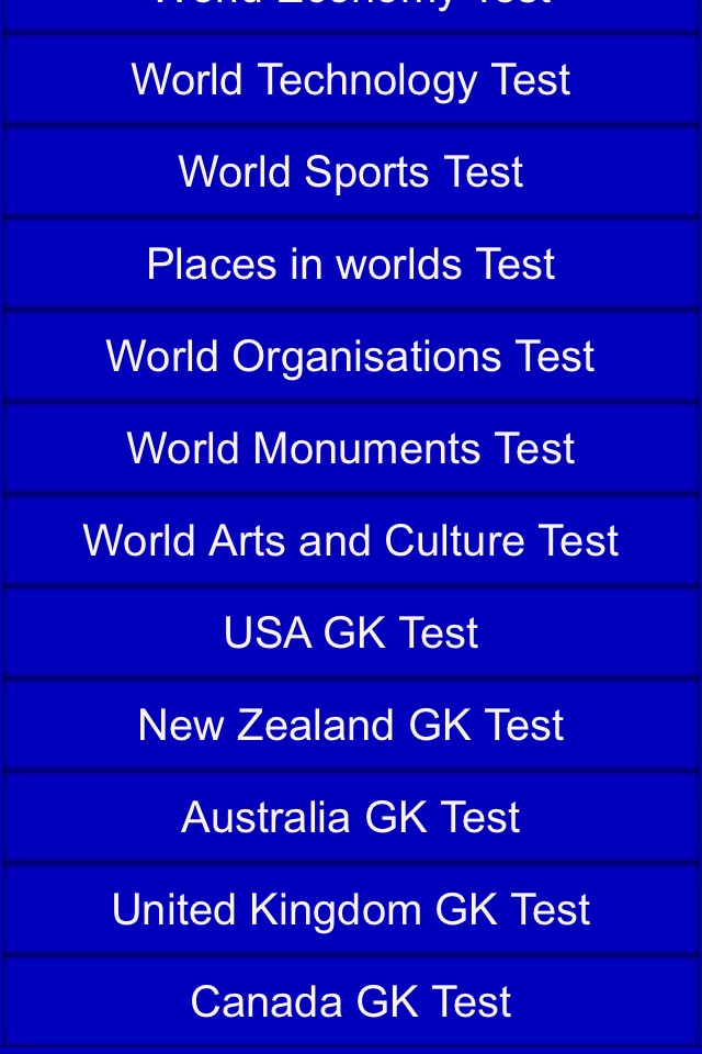 world general knowledge screenshot 2
