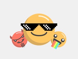 Super Smiley Emoticons is a stickers pakc that will enhance your iMessage conversations with color and fun