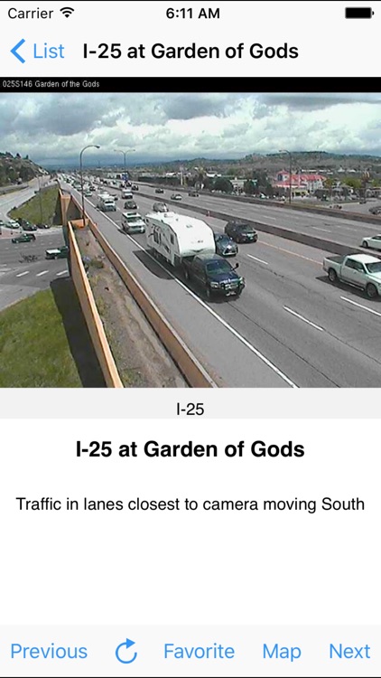 Colorado Springs Traffic Cam +Map